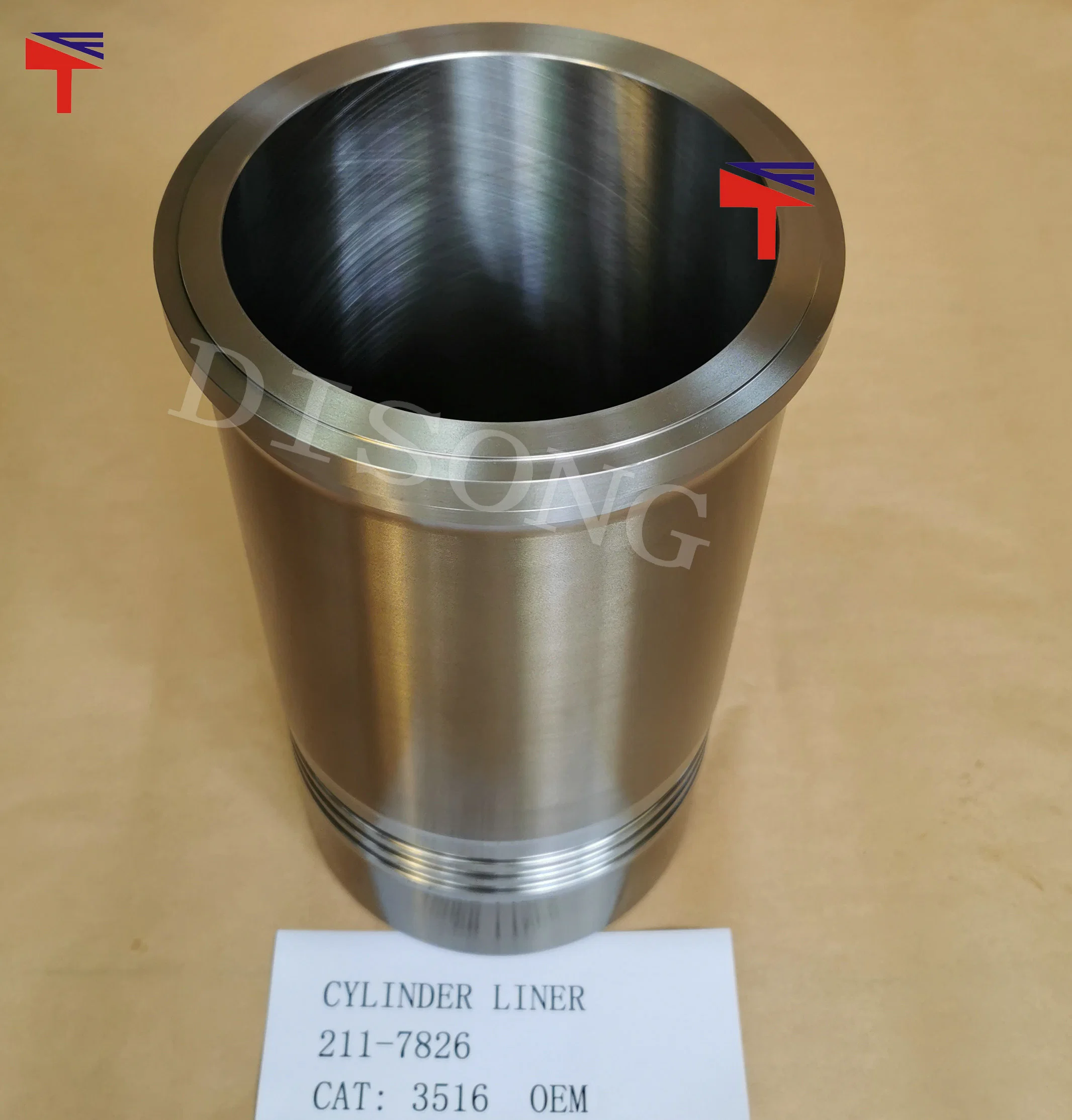 Cylinder Liner 211-7826 for Generator Set Dumptruck 777D Buildozer D11n Engine 3508 3512 3516