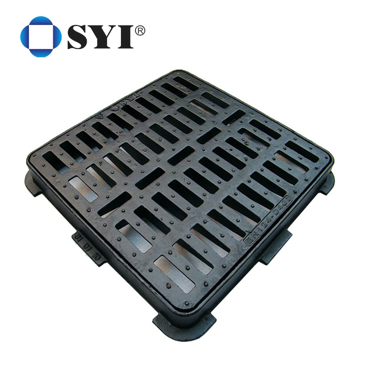 Syi Customized Ductile Iron Heavy Duty Grating Trench Drain Cover Black Grate Drain