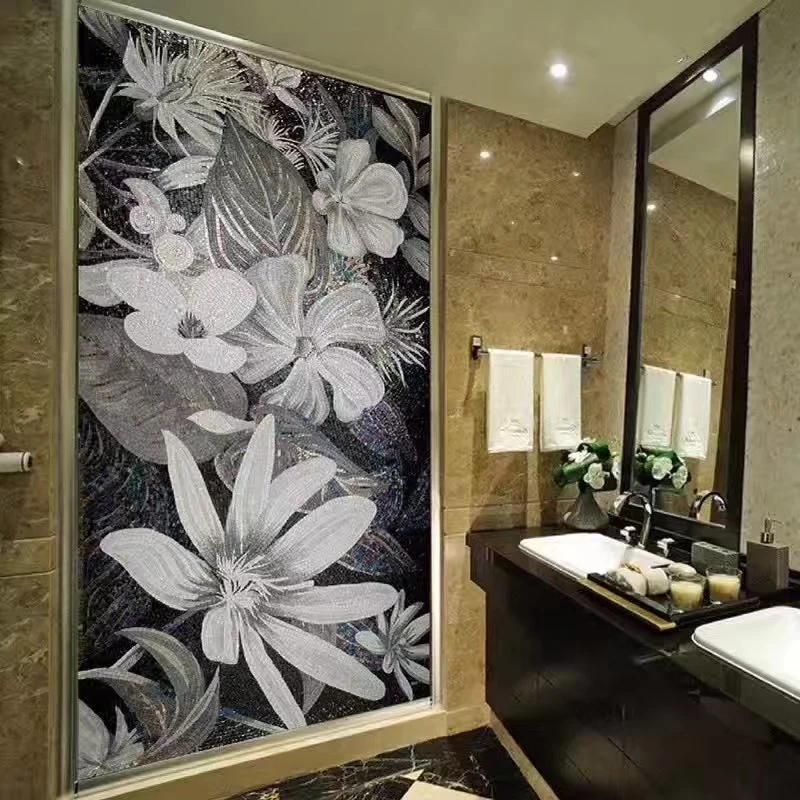 China Manufacturing Crystal Glass Mosaic for Wall Decoration