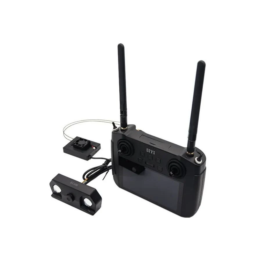 Sistema de radio portátil Siyi MK15 Mini HD Transmisor Control remoto Monitor de 5,5 pulgadas 1080p 60fps 180ms FPV 15km Certificado FCC