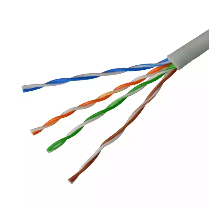 4*2*24AWG cables de red de ordenador sin braid con aislamiento PE