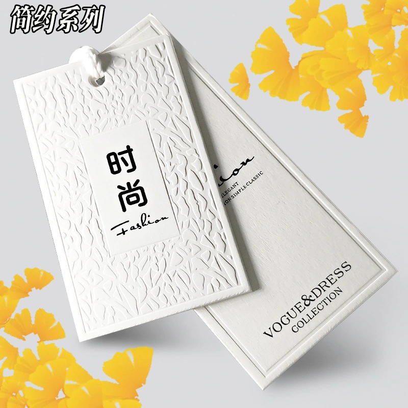 Customized Hanging Tags and Cards Are Used to Enhance Clothing Brands