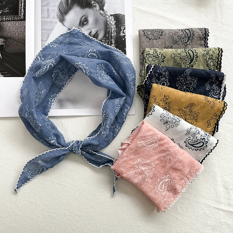 Frauen Baumwollschals Lady Light Soft Fashion Solid Schal Wrap Schal