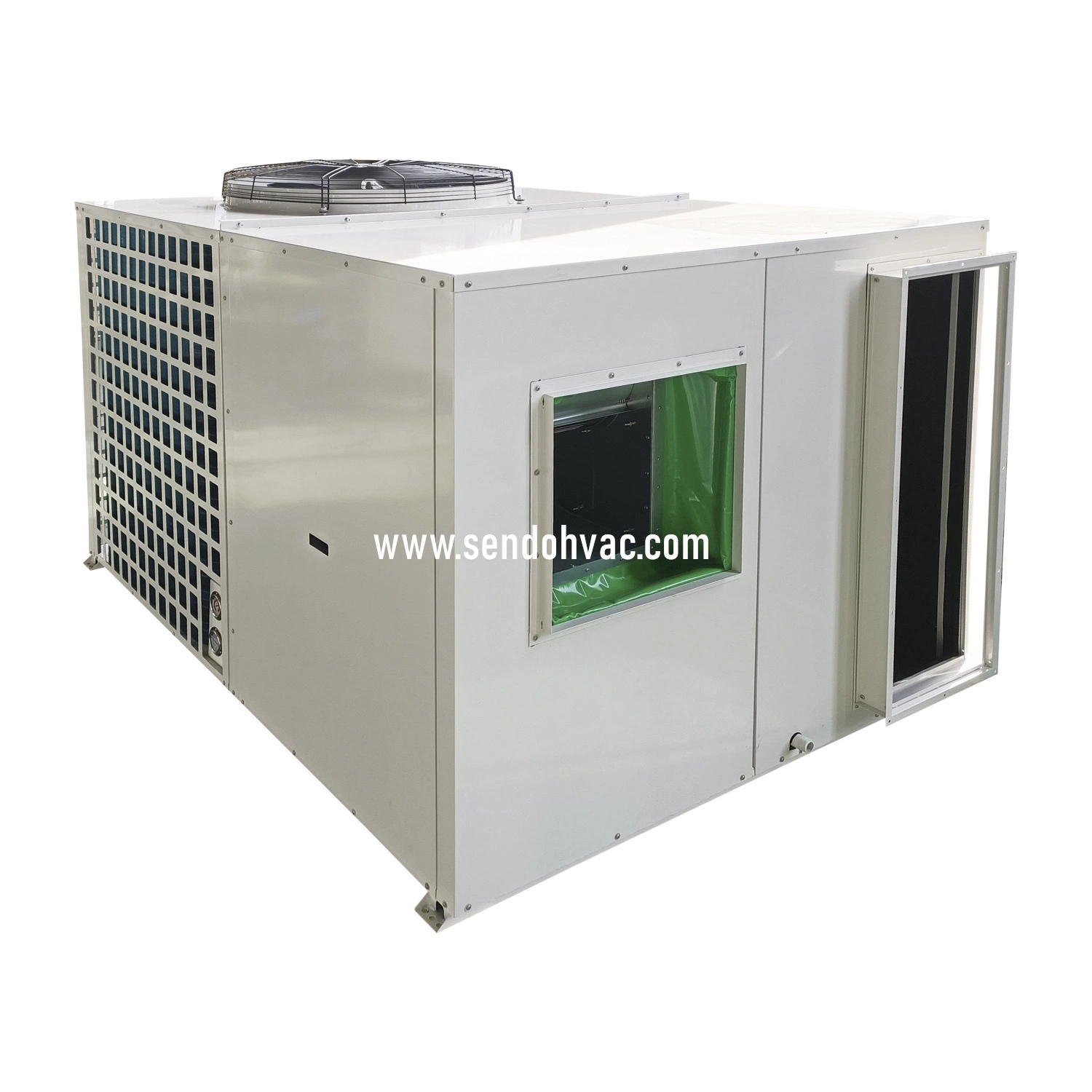 Commercial Industrial Air Cooled DC Inverter Type Rooftop Packaged Central Air Conditioner with Hitachi Inverter Scroll Compressors