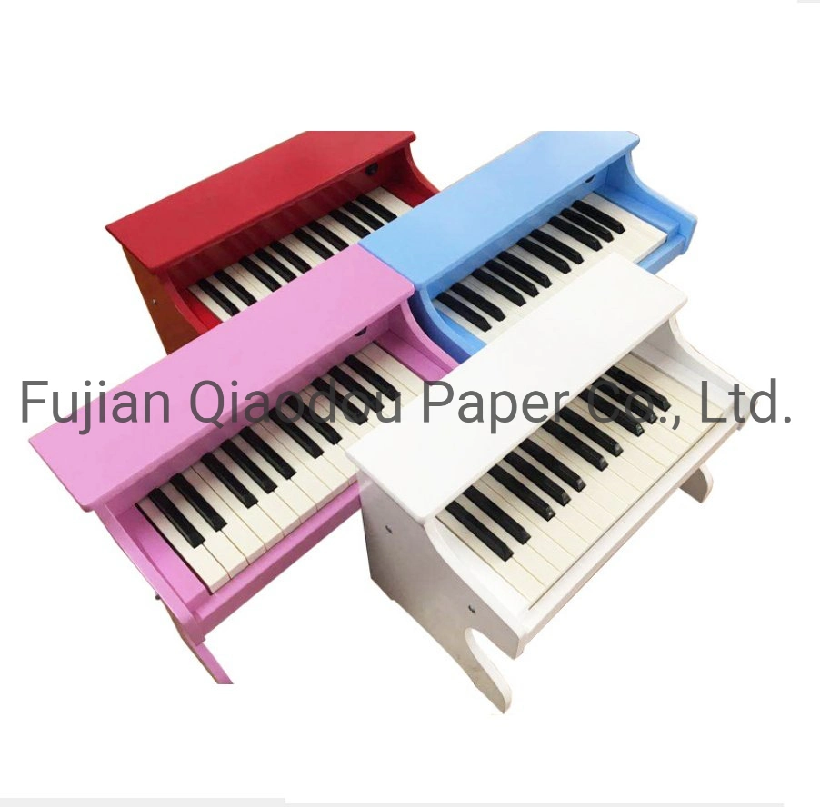 Qiaodou Electronic Music Instrument Toys Colorful Wooden Mini Child Piano for Kids