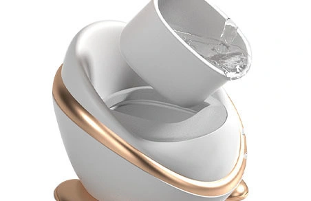 Children Golden Silvery PU Baby Kids Smart Toilet Trainer Baby Potty for Travel Car