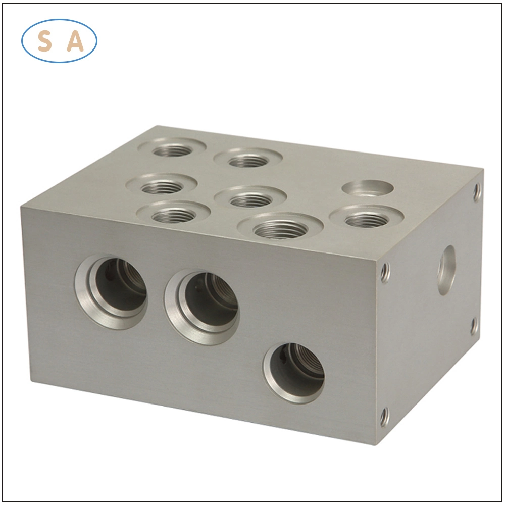 Customized CNC Machining Hydraulic Manifold Relief Integrated Valve Block for Truck Machine