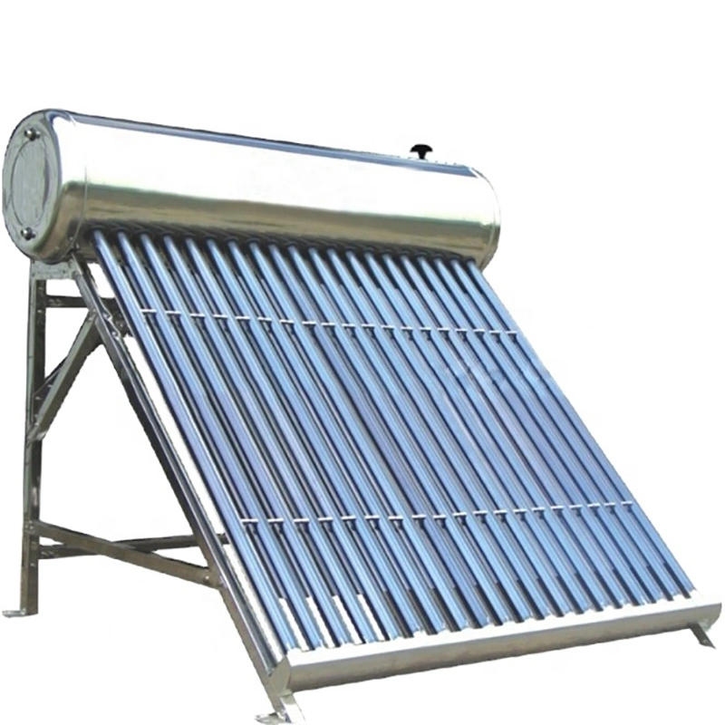 All Stainless Steel Compact 100L Solar Water Heater No Pressure for Household Use