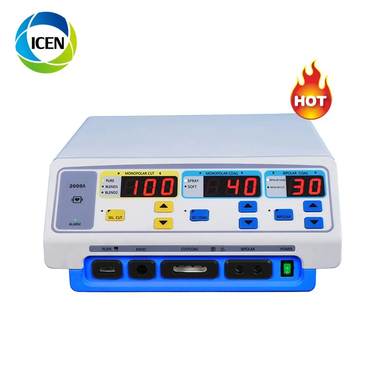 IN-I2000A LED Bestseller elektrochirurgischen Generator elektrocauterio portatil diathermy Maschine