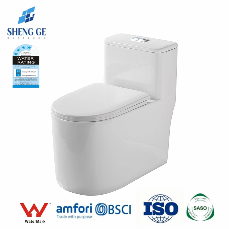 Banheiro por atacado dispositivos sanitários água-eficiente confortável Área de Estar cerâmica Inodoros WC Um único banheiro Ceramica