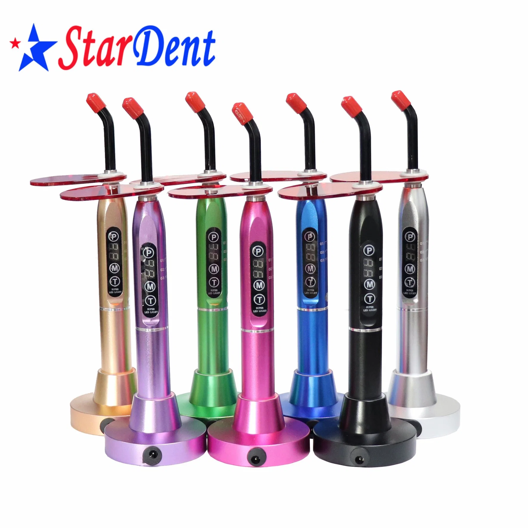 Dental Medical Blue Light Aluminum Body Wireless LED Curing Cure Light