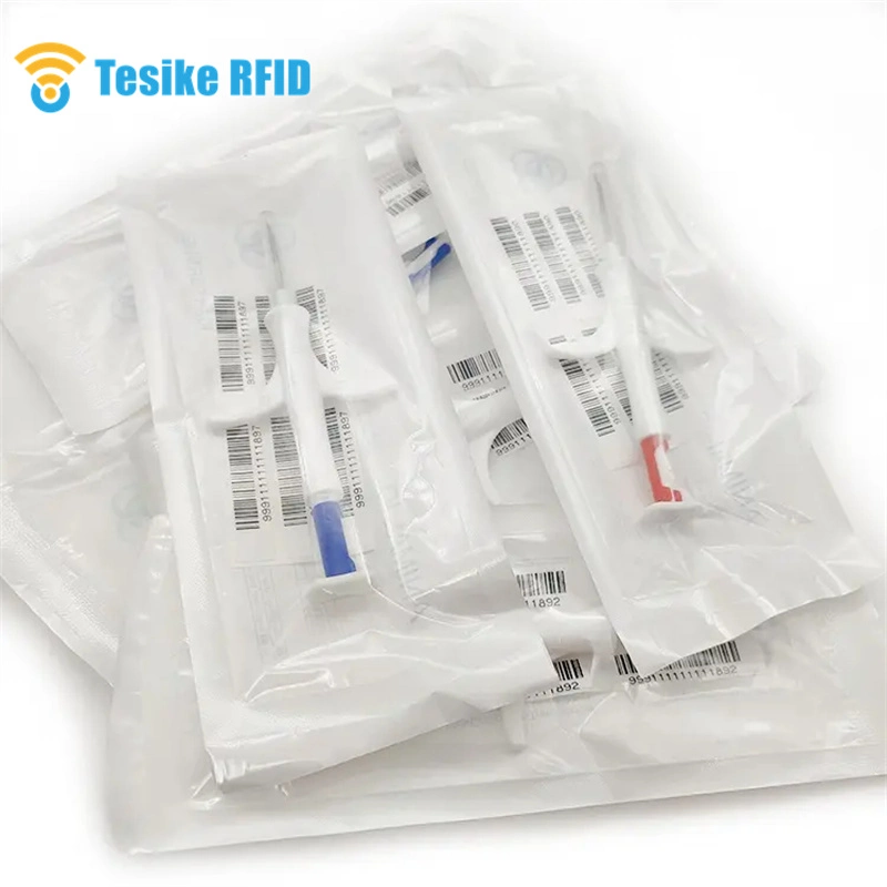 125kHz 134,2kHz RFID Injectable Implant Fish RFID etiqueta de microchip animal Para Dog