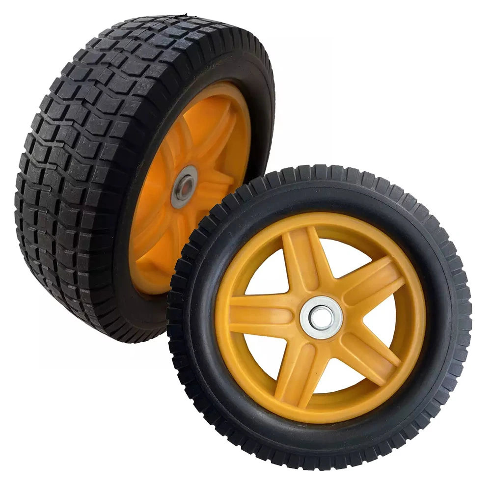 10 Inch Polyurethane Foam Wheel PU Wheel for Trolley Is Applicable to Tool Car