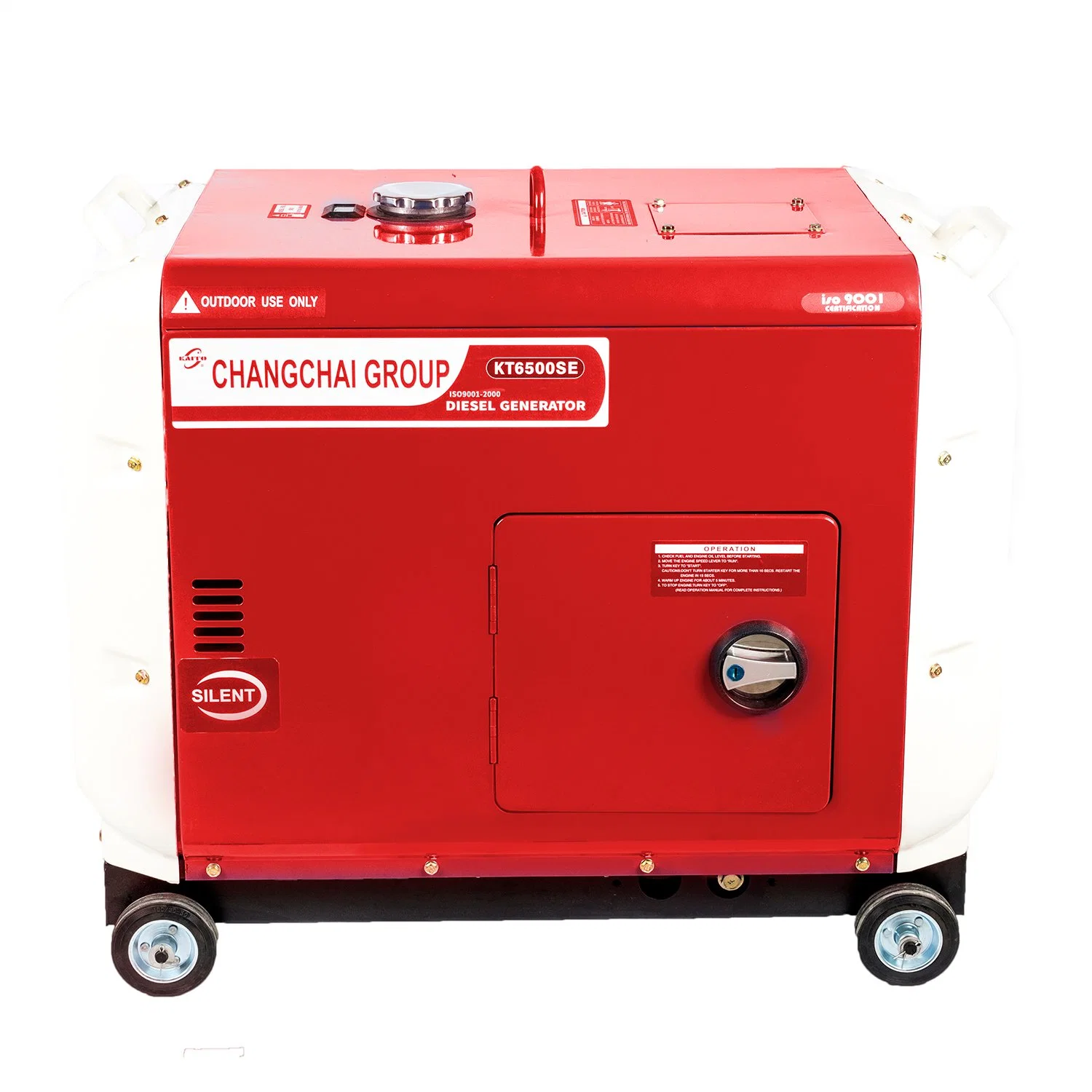 5kw 6kva Three Phase Air Cooled Silent Electric Diesel Generator