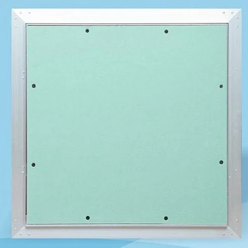 Building Materials with Moisture Resistant Gypsum Board Access Panel