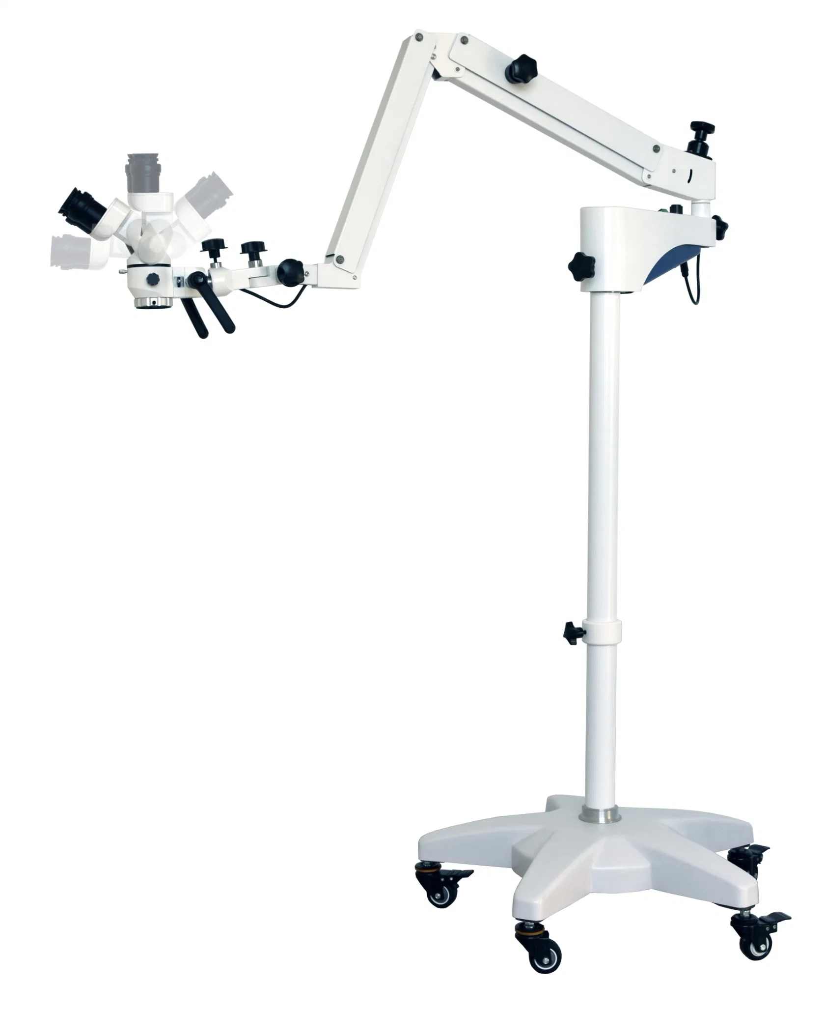 Microscope chirurgical ophtalmique portable avec adaptateur vidéo et moniteur dentaire