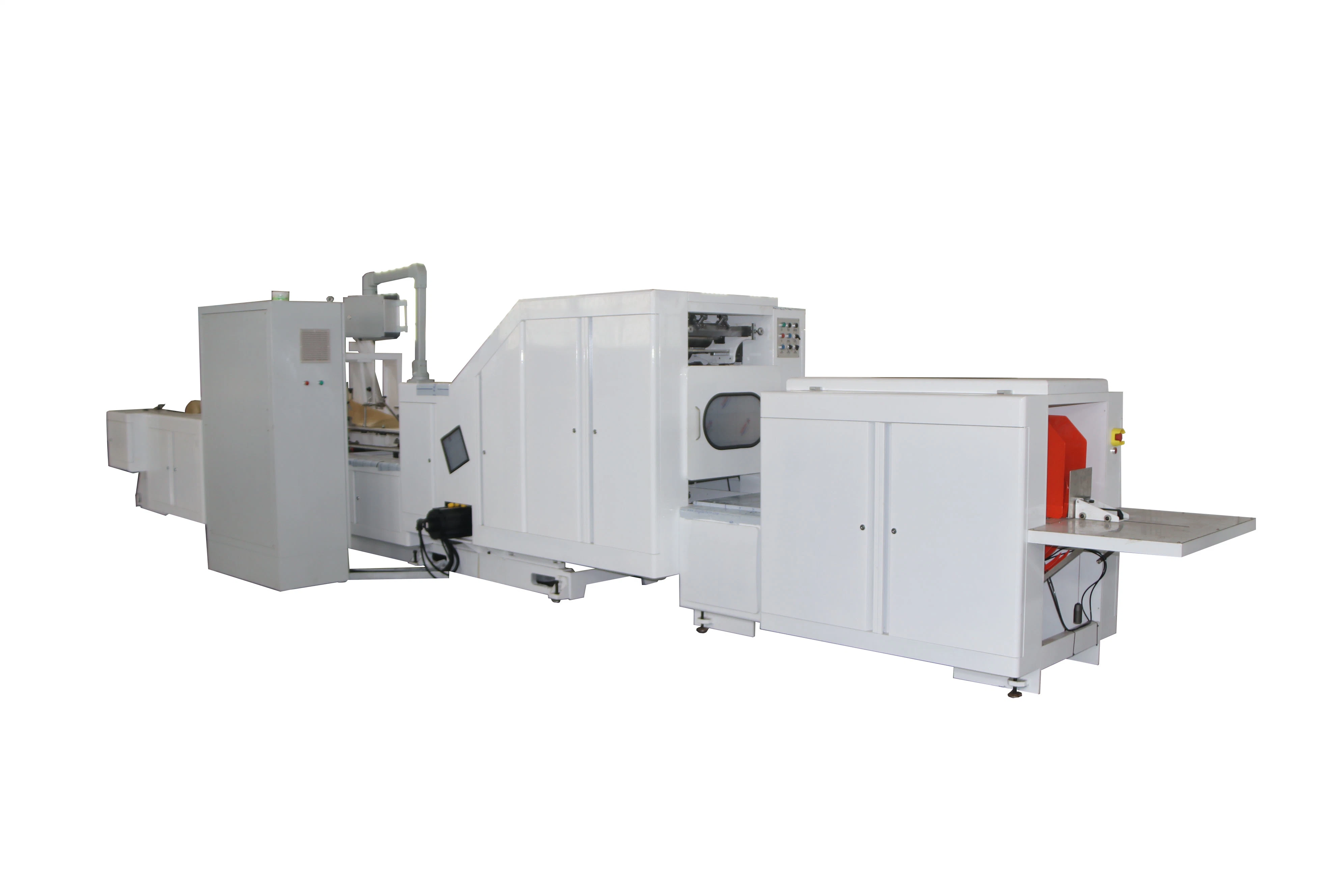 Machine de fabrication de sacs en papier kraft, vitesse maximale de 220 PCS, machine de fabrication de sacs en papier artisanal