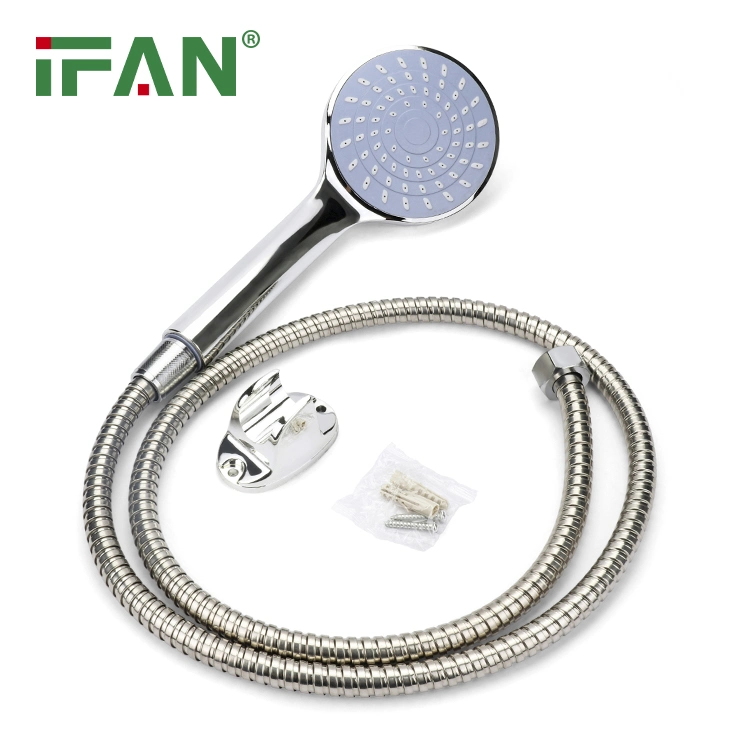 Ifan OEM ODM Bathroom High Pressure Shower Heads Adjustable Sanitary Shower Head Set