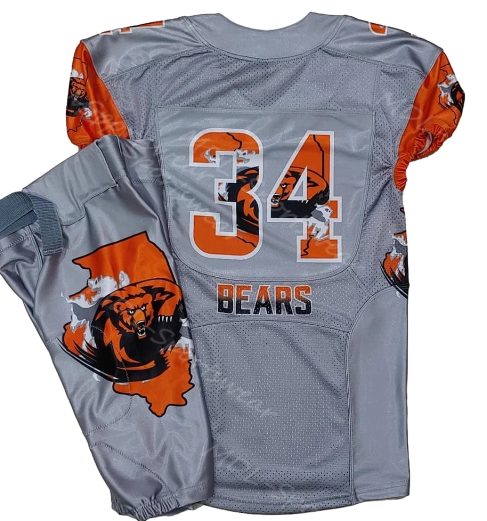 Personalisierter Fußballtrikots American Football Uniform Trikot American Football Team Verschleiß