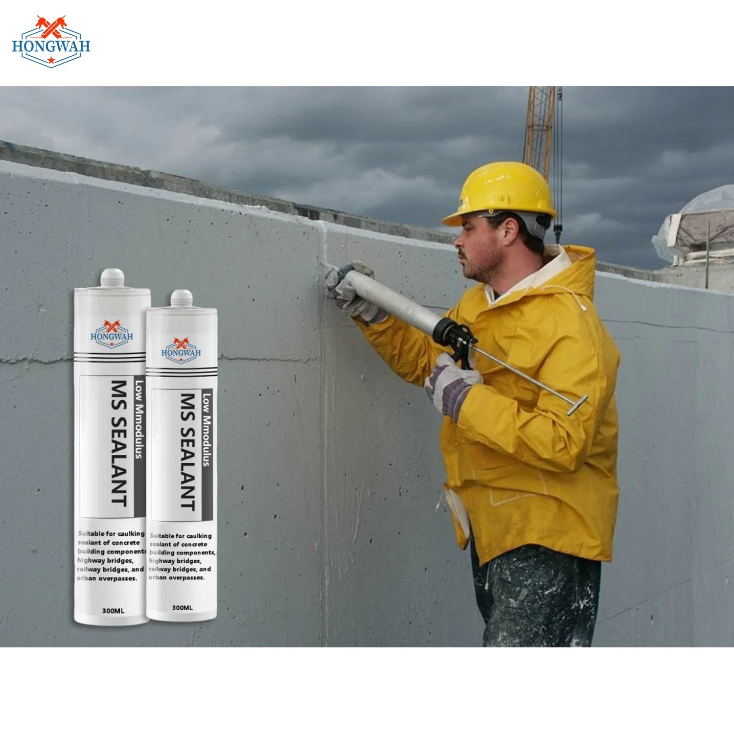 High-Quality House Construction Concrete Joints Ms Modified Polymer Sealant Joint Filler Sealing Waterproof and Weather-Resistant