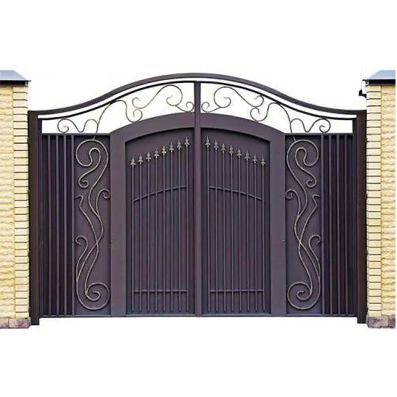 Wrought Iron Main Gate Design Front Door and Fencing