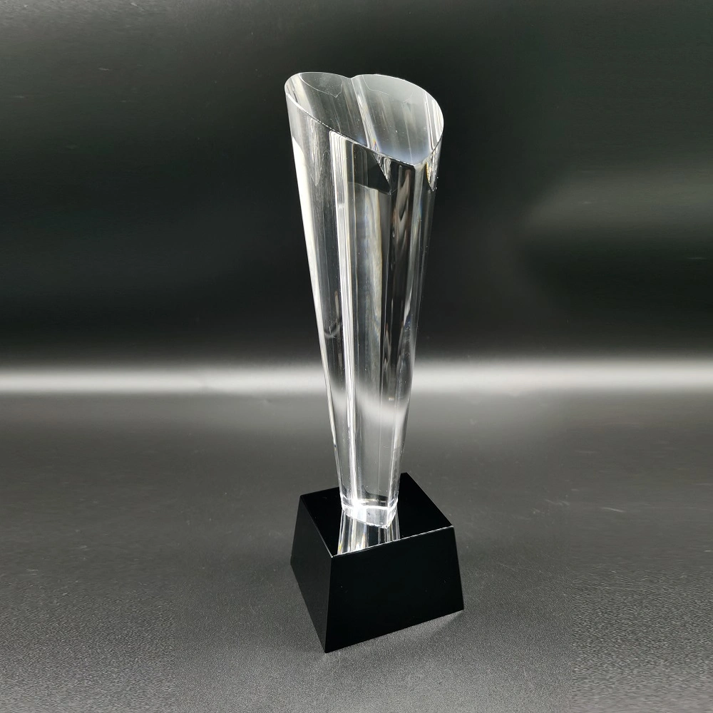 2022 New Heart-Awards Optical Crystal Trophy