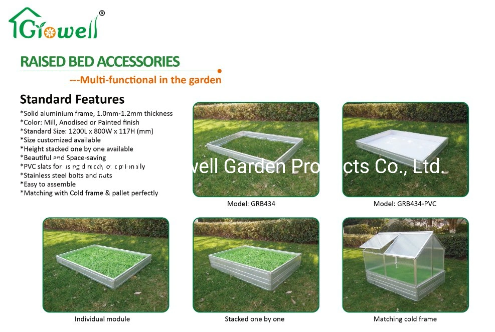 Garden Rised Bed with PVC Bottom 1200*800mm