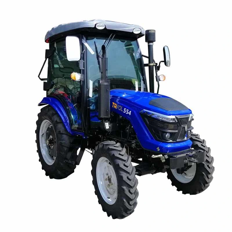 4WD Agriculture Tractor 4 Cylinder Engine 55 HP Tractor for Hot Sale