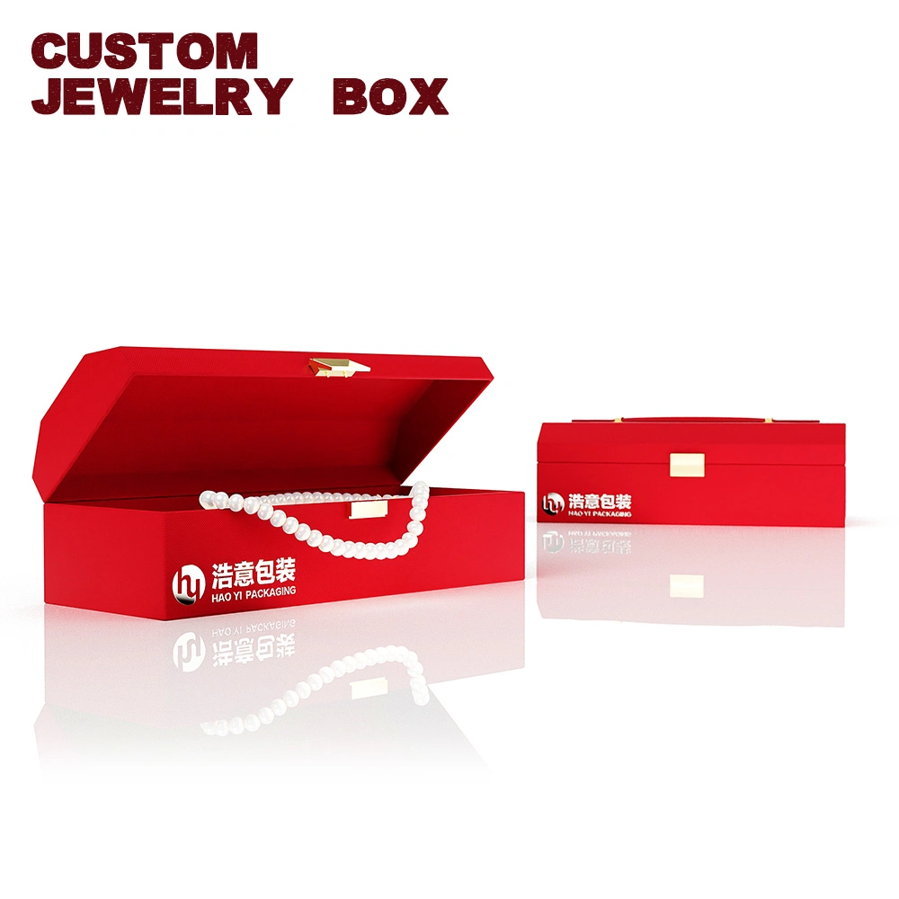PU Leather Gift Box with PU Leather Cardboard Box Jewelry Packaging Box for Christmas Box Storage Box Jewelry Box