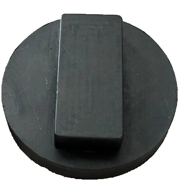 Car Post Lift Rubber Pad Blocks Lift Jack Pad, Heavy Duty Round Replacement Lift Rubber Pads Moulding