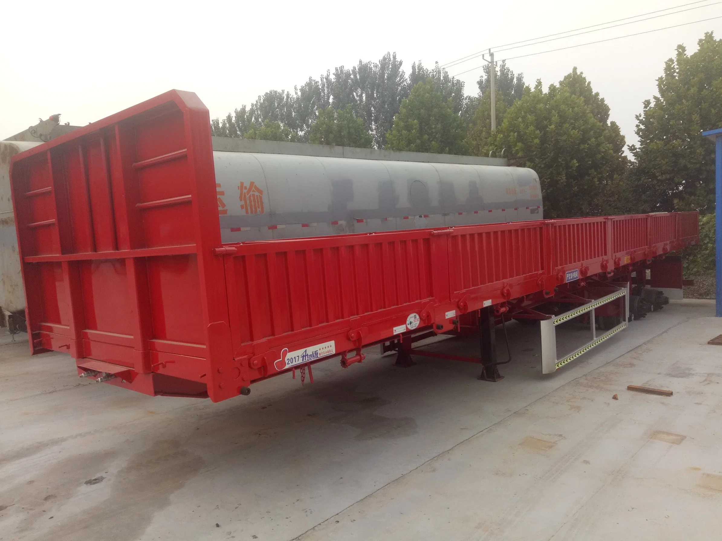 2021 Luen 3 Axle Standard Box Semi Trailers Grain Transportation or Sale