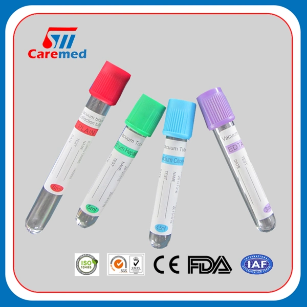 Medical Disposable EDTA K3 Blood Collection Tube