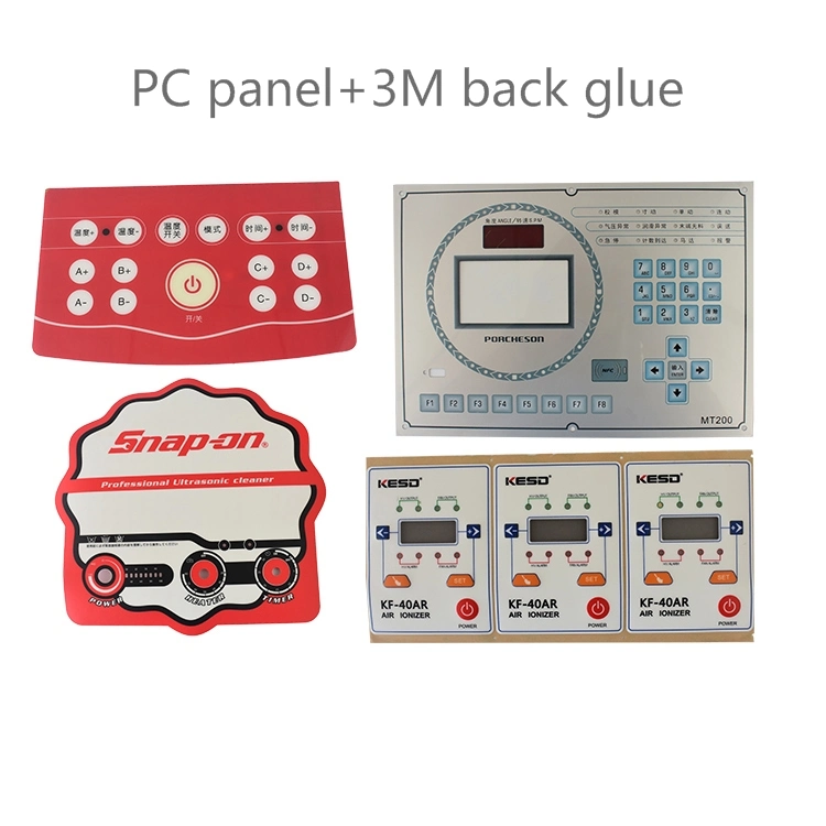 Silk Screen Labels on The Operating Panel of Mechanical Equipment