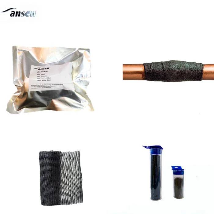 Pipe Repair Bandage Kits for Cracked Clamp Leak Repair Tape Fiberglass Products Pipe Leak Repair Bandage