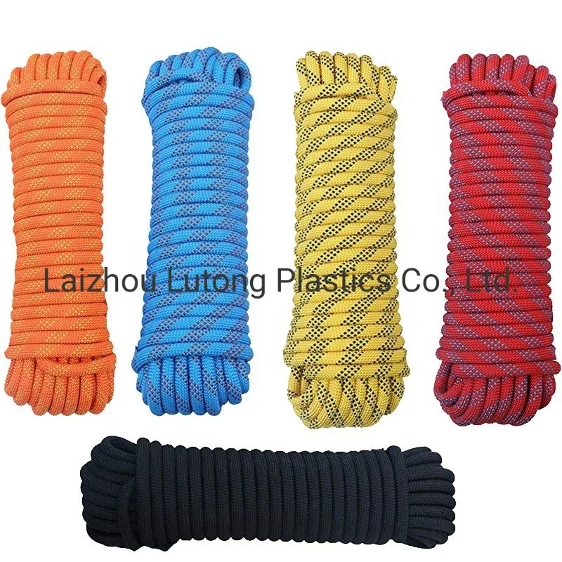 PARA EL cable trenzado de 3/8 de pulgada (10mm) Nylon Poly Polo Bandera cable de la cuerda de polipropileno gruesa línea de ropa