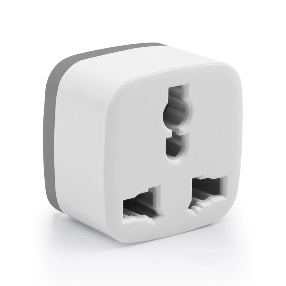 Universal Travel Adaptors with Two Flat Pin Electrical Plug Socket 100-250V Plug Adaptor