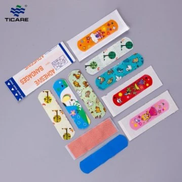 Bandaids Disposable Elastic Adhesive Medical Strip PU PE Nonwoven Wound Plaster