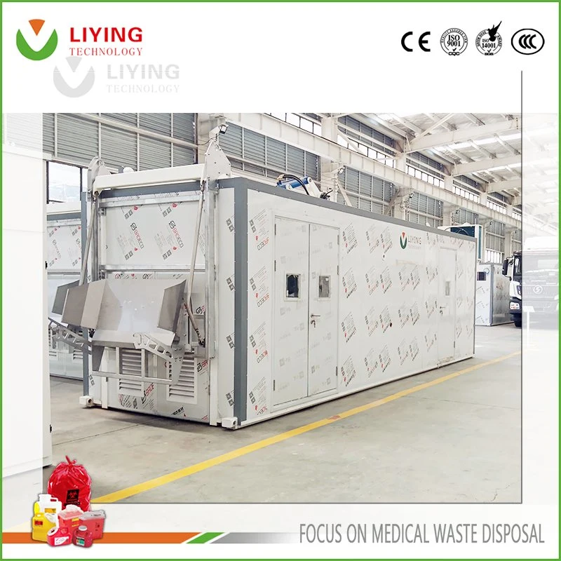 Standardization Biomedical Medical Waste Microwave Disinfection Treatment Technology Garbage Proecssing Equipment