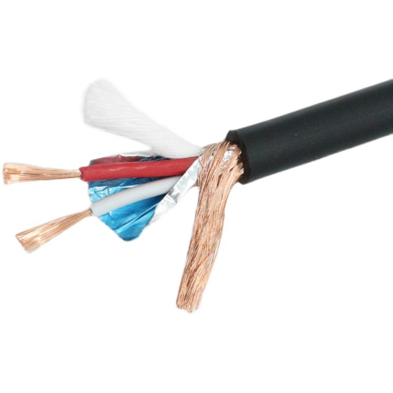 2 cable de micrófono de núcleo cable de audio y vídeo estéreo HiFi XLR Cable