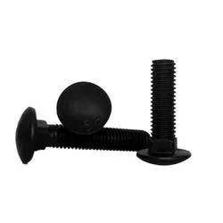 Carbon Steel Grade 8.8 10.9 Carriage Bolt Black.