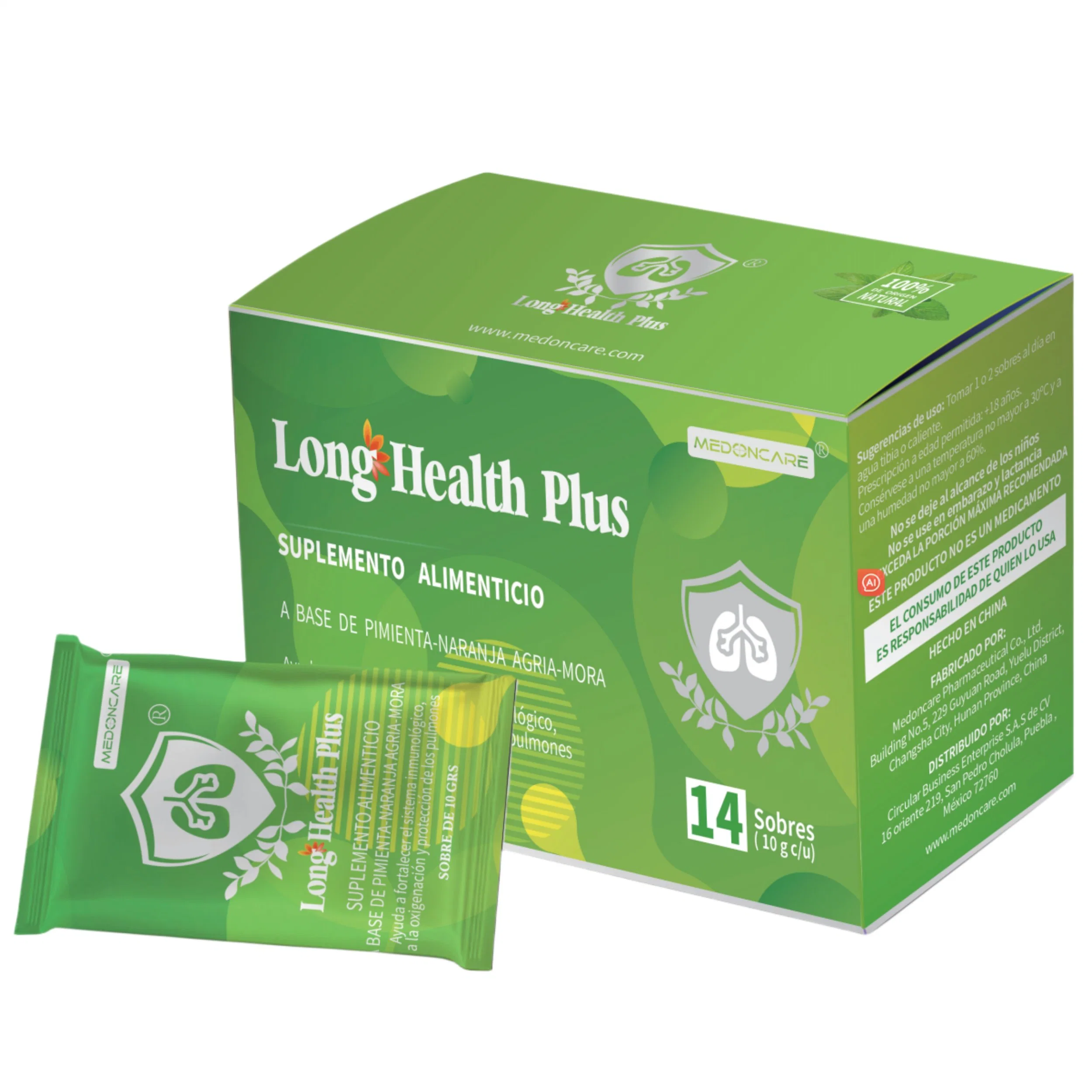 Chine BPF Fabricant Natural Herbal Supplement Lung Heath Respiratory System Assistance