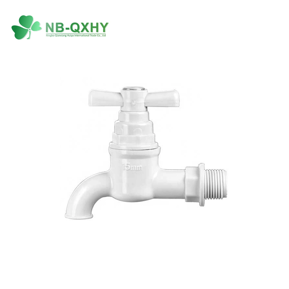 China Plastic Faucet Newest PVC PP Water Tap ABS Irrigation Household Industrial Faucet with Single Handle