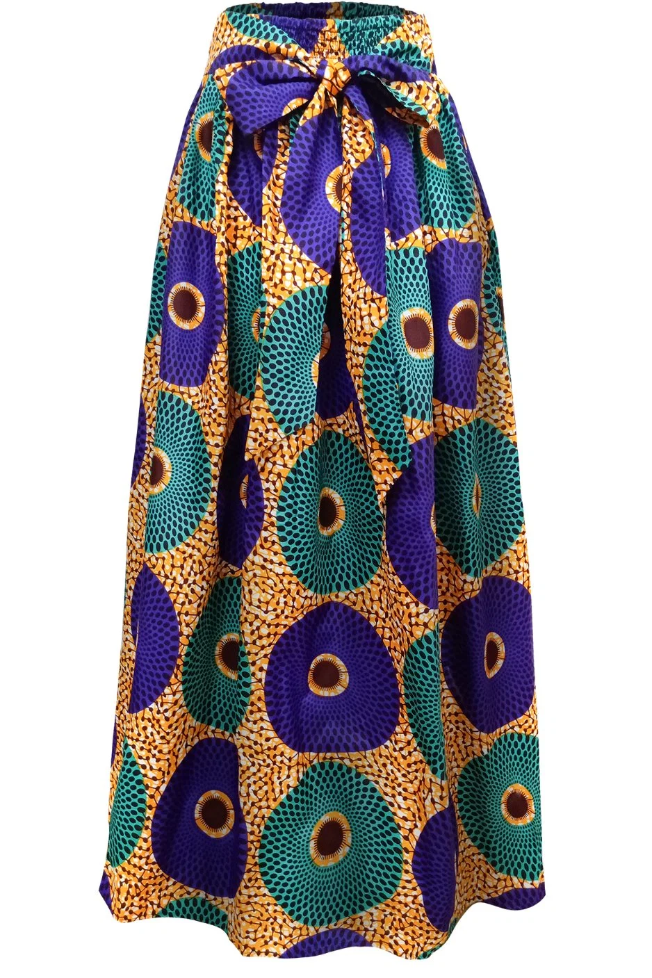 African Print Women Bottom Plus Size Casual Sexy Long Skirt