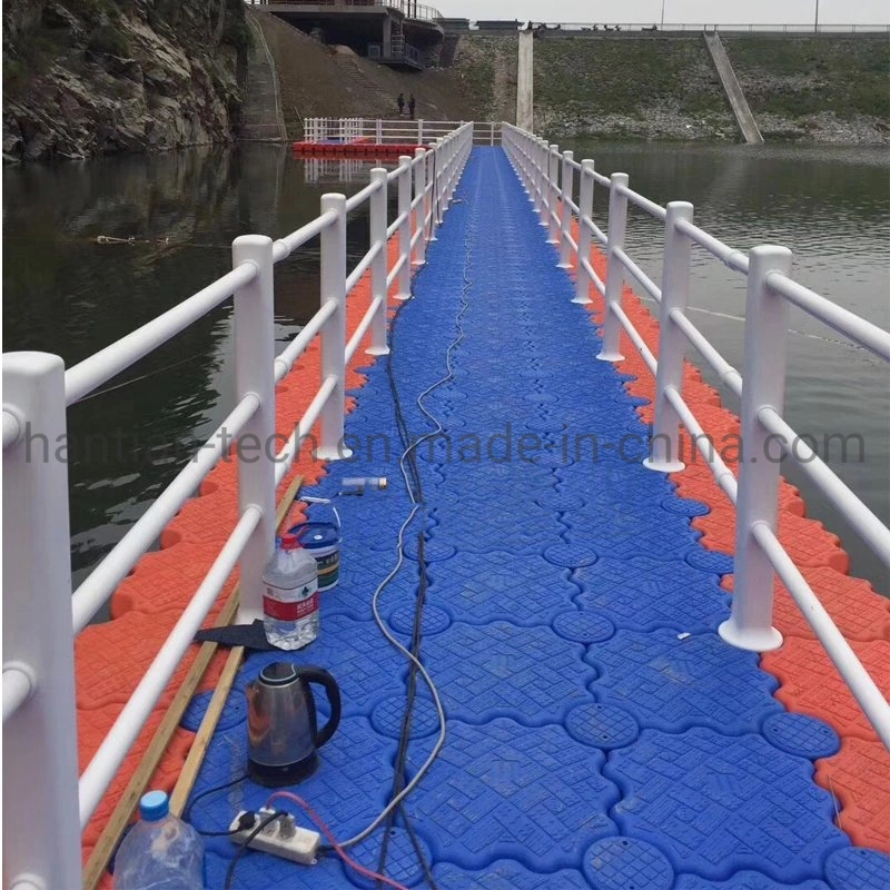 Different Color HDPE Environmental Aquatic Modular Pontoon Floating Bridge