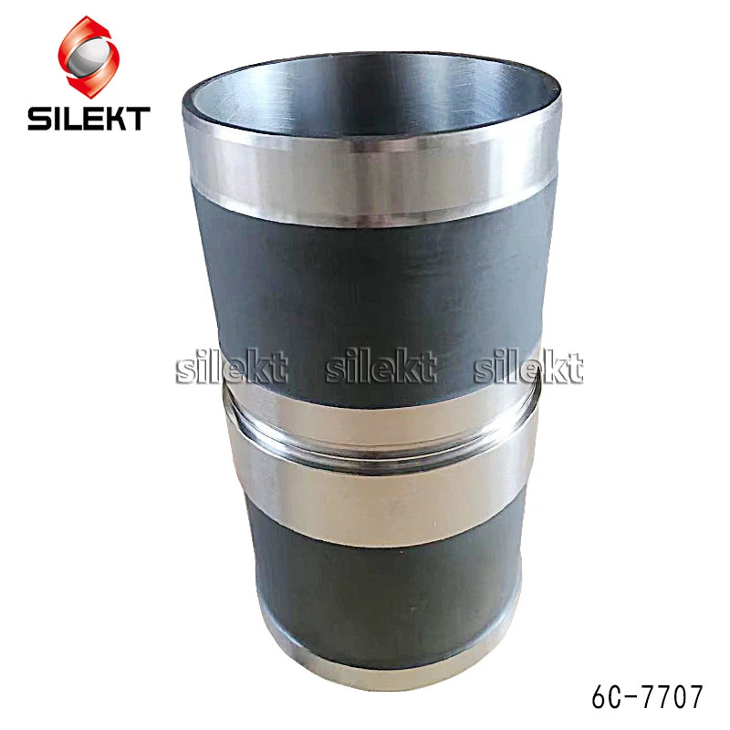 Cylinder Liner Kit C3917707 Piston Ring Liner Assembly Piston Kit for Cummins 6CT 8.3 300 HP Sleeve Auto Truck Engine Parts