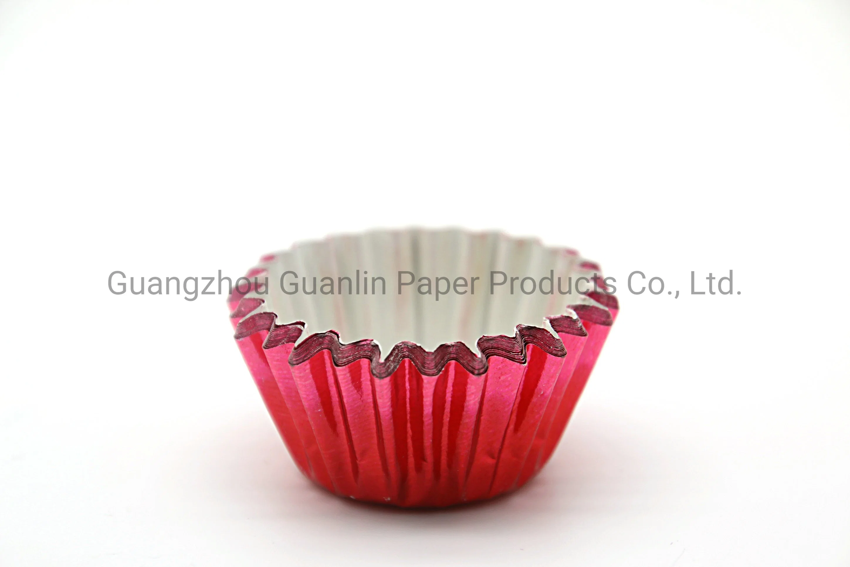 Commerce de gros Certification LFGB Cupcake 53GSM feuille de papier aluminium Cup