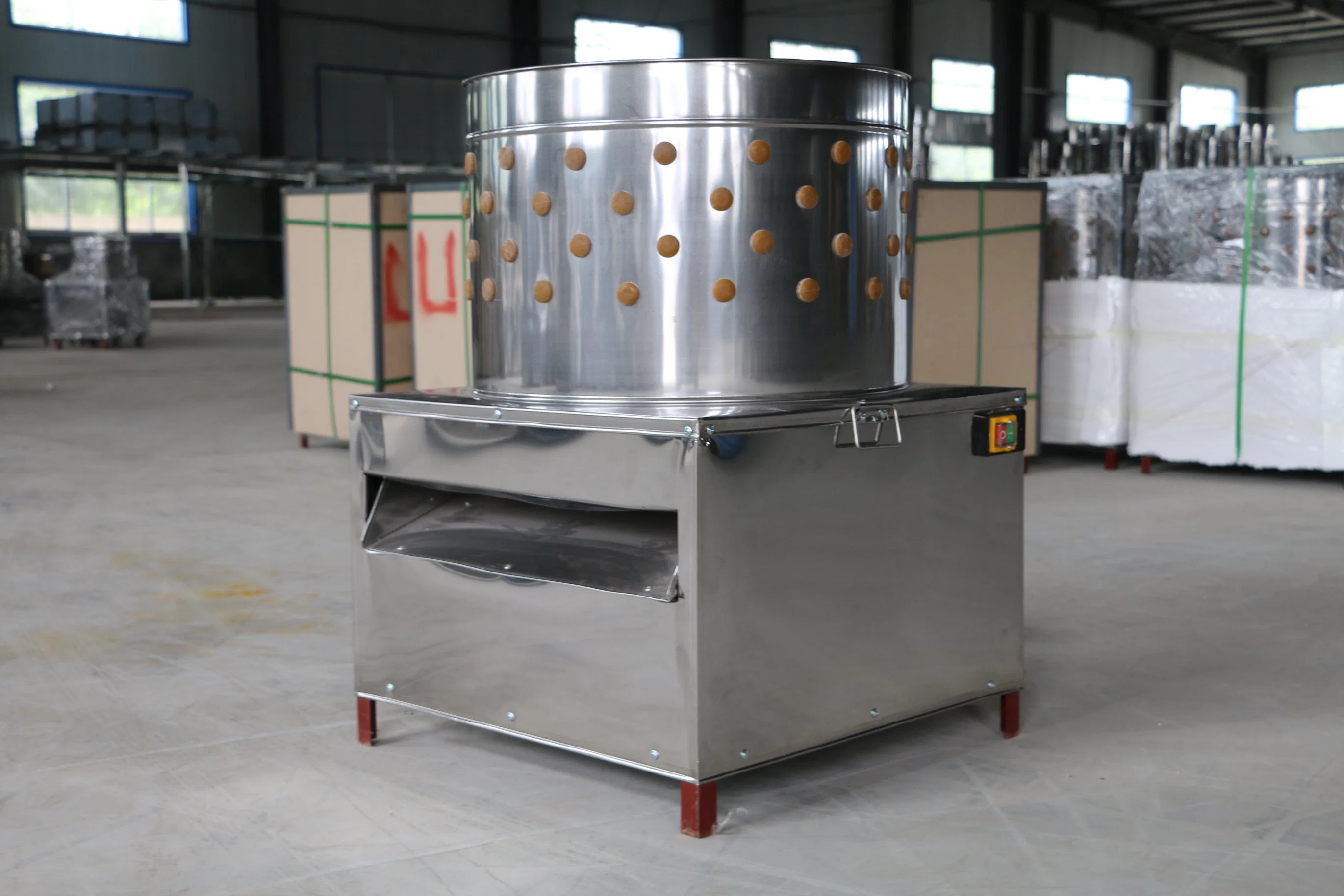 Hhd Fully Automatic Chicken Plucker Machine Poultry Slaughter Equipment for Quail Feather