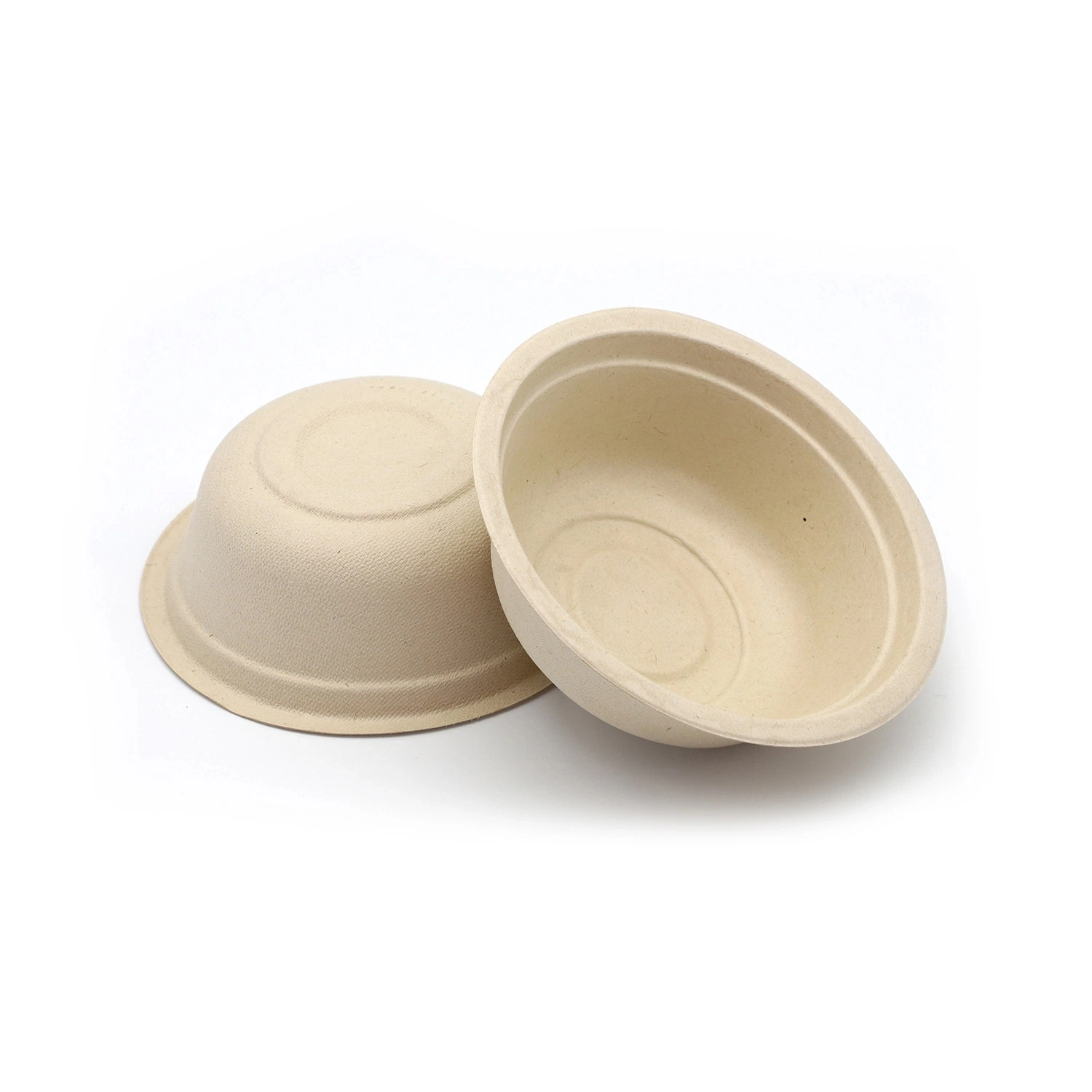 Eco-Friendly Sugarcane Pulp Bagasse Biodegradable Round Disposable Bowl