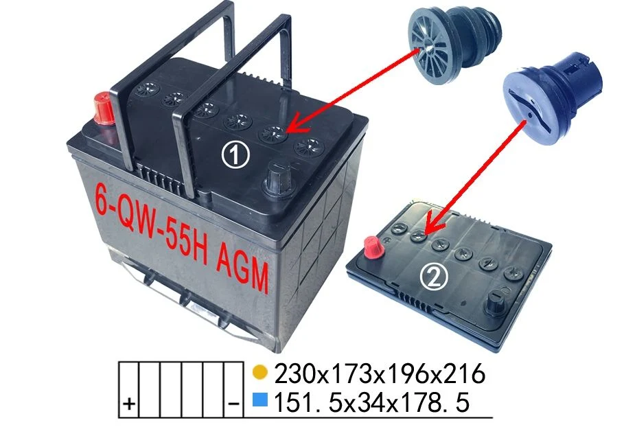 6-Qw-65h AGM Lithium avec UPS-Battery-Box 280ah Batterie au plomb-acide en gel de haute qualité 12V 7ah Set d'outils Perceuse Bouteille Vélo électrique 21700 Boîte de batterie 12 volts