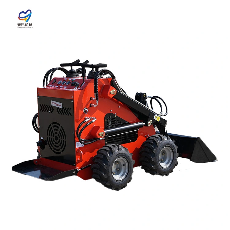 Mini Skid Steer Loader Low Price High Efficiency Small Front End Loader Mini Backhoe Loader for Sale